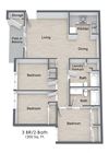 3 Bedroom Floor Plan